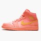 Jordan 1 Mid Coral Gold Coral Stardust/Club Guld-Coral Stardust Jordan Sko 852542-600