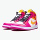 Jordan 1 Mid Dia de los Muertos Vit/Fuchsia-Orange-Svart Jordan Sko DC0350-100