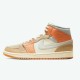 Jordan 1 Mid Milan Sail/Light Bone-String-Shimmer Jordan Sko CV3044-100