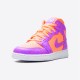 Jordan 1 Mid SE GS Atomic Pulse Orange Pulse/Atomic Violet/Laser Crimson/Voltage Lila/Vit Jordan Sko AV5174-800