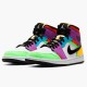 Jordan 1 Mid SE Multi-Color Vit/Svart-Lightbulb-Team Orange Jordan Sko CW1140-100