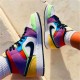 Jordan 1 Mid SE Multi-Color Vit/Svart-Lightbulb-Team Orange Jordan Sko CW1140-100