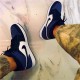 Jordan 1 Mid Obsidian Sanded Purple Obsidian/Sanded Lila-Vit Jordan Sko 554724-445