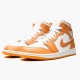 Jordan 1 Mid Tan Gum Hemp/Gum Gul/Vit Jordan Sko 554724-271