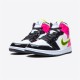 Jordan 1 Mid White Black Cyber Pink Vit/Svart-Cyber-Rosa Jordan Sko CZ9834-100