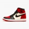 Jordan 1 High Bred Toe Gym Röd/Svart-Summit Vit Jordan Sko 555088-610