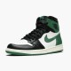 Jordan 1 High Clay Green Summit Vit/Clay Grön-Svart Jordan Sko 555088-135