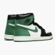 Jordan 1 High Clay Green Summit Vit/Clay Grön-Svart Jordan Sko 555088-135