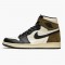 Jordan 1 High Dark Mocha Sail/Dark Mocha-Svart-Svart Jordan Sko 555088-105