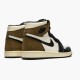 Jordan 1 High Dark Mocha Sail/Dark Mocha-Svart-Svart Jordan Sko 555088-105