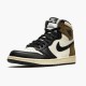 Jordan 1 High Dark Mocha Sail/Dark Mocha-Svart-Svart Jordan Sko 555088-105