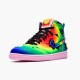 Jordan 1 High J Balvin Multi-Color/Svart-Rosa Foam-Multi-Color Jordan Sko DC3481-900