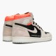 Jordan 1 High Neutral Grey Hyper Crimson Neutral Grå/Svart-Hyper Crimson-Vit Jordan Sko 555088-018