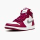 Jordan 1 High OG Bordeaux Bordeaux/Vit-Metallic Silver Jordan Sko 555088-611