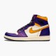 Jordan 1 High OG Defiant SB LA to Chicago Court Lila/Svart-Sail-University Guld Jordan Sko CD6578-507