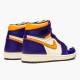 Jordan 1 High OG Defiant SB LA to Chicago Court Lila/Svart-Sail-University Guld Jordan Sko CD6578-507