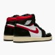 Jordan 1 High Black Gym Red Svart/Gym Röd-Vit-Sail Jordan Sko 555088-061