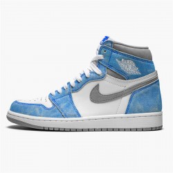 Jordan 1 High OG Hyper Royal Hyper Royal/Light Smoke Grå-Vit Jordan Sko 555088-402