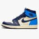 Jordan 1 High Obsidian UNC Sail/Obsidian-University Blå Jordan Sko 555088-140