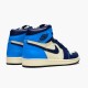 Jordan 1 High Obsidian UNC Sail/Obsidian-University Blå Jordan Sko 555088-140