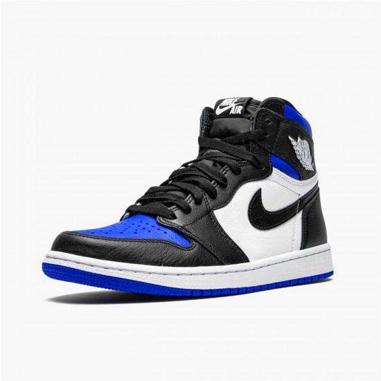 Jordan 1 High Royal Toe Svart/Vit-Game Royal-Svart Jordan Sko 555088-041