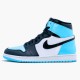 Jordan 1 High UNC Patent Obsidian/Blå Chill-Vit Jordan Sko CD0461-401