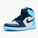 Jordan 1 High UNC Patent Obsidian/Blå Chill-Vit Jordan Sko CD0461-401