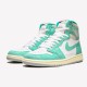 Jordan 1 High Turbo Green Turbo Grön/Sail-Vit-Light Smoke Grå Jordan Sko 555088-311