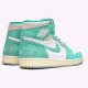 Jordan 1 High Turbo Green Turbo Grön/Sail-Vit-Light Smoke Grå Jordan Sko 555088-311