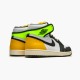 Jordan 1 High White Black Volt University Gold Vit/Svart-Volt-University Guld Jordan Sko 555088-118