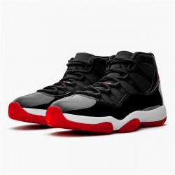 Jordan 11 Retro Playoffs Bred (2019) Svart/Vit-Varsity Röd Jordan Sko 378037-061