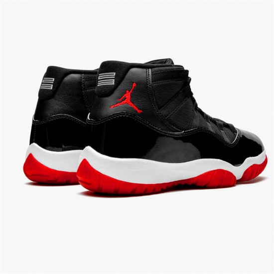 Jordan 11 Retro Playoffs Bred (2019) Svart/Vit-Varsity Röd Jordan Sko 378037-061