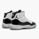 Jordan 11 Retro Concord (2018) (GS) Vit/Svart-Concord Jordan Sko 378038-100