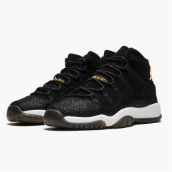 Jordan 11 Retro Heiress Black Stingray (GS) Svart/Metallic Guld-Vit-InfraRöd 23 Jordan Sko 852625-030