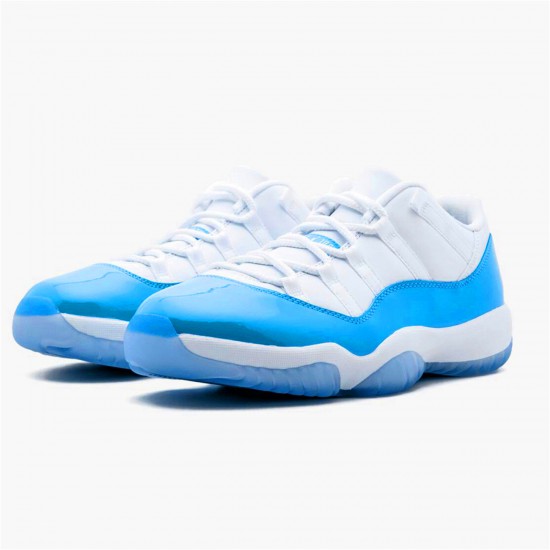 Jordan 11 Retro Low University Blue (2017) Vit/University Blå Jordan Sko 528895-106