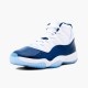 Jordan 11 Retro UNC Win Like 82 Vit/University Blå-Midnight Navy Jordan Sko 378037-123