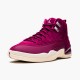 Jordan 12 Retro Bordeaux Bordeaux/Sail-Metallic Silver Jordan Sko 130690-617