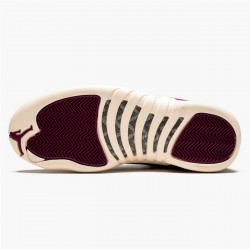 Jordan 12 Retro Bordeaux Bordeaux/Sail-Metallic Silver Jordan Sko 130690-617