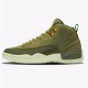 Jordan 12 Retro Chris Paul Class Of 2003 Oliv Canvas/Svart-Sail Jordan Sko 130690-301