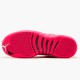 Jordan 12 Retro Dynamic Pink (GS) Vit/vivid Rosa-mtllc silver Jordan Sko 510815-109