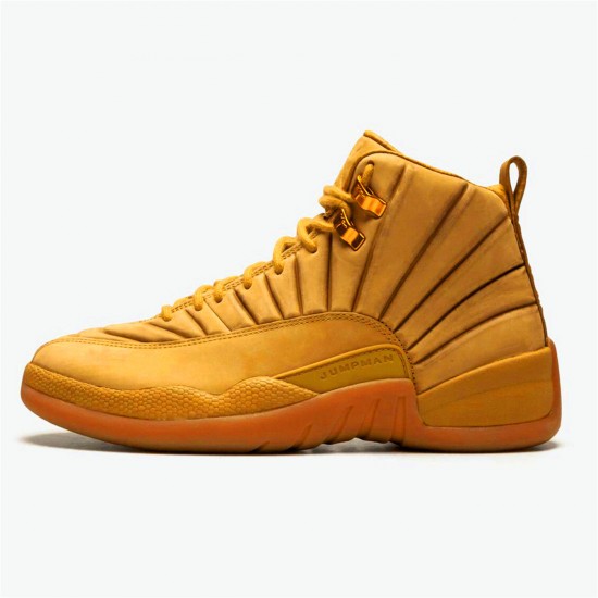 Jordan 12 Retro PSNY Wheat Wheat/Wheat-Gum Light Brun Jordan Sko AA1233-700