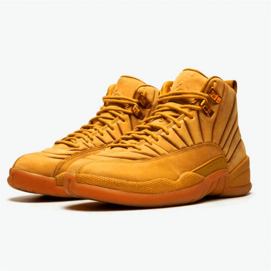 Jordan 12 Retro PSNY Wheat Wheat/Wheat-Gum Light Brun Jordan Sko AA1233-700