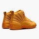 Jordan 12 Retro PSNY Wheat Wheat/Wheat-Gum Light Brun Jordan Sko AA1233-700