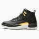 Jordan 12 Retro Black Metallic Gold White Svart/Metallic Guld-Vit Jordan Sko AO6068-007