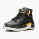 Jordan 12 Retro Black Metallic Gold White Svart/Metallic Guld-Vit Jordan Sko AO6068-007