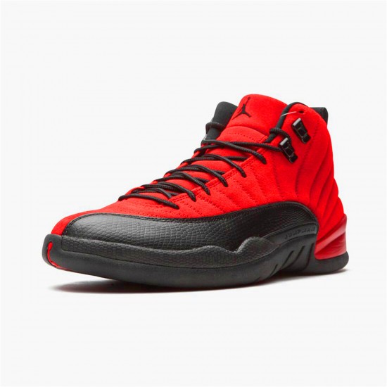 Jordan 12 Retro Reverse Flu Game Varsity Röd/Svart Jordan Sko CT8013-602