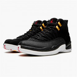 Jordan 12 Retro Reverse Taxi Svart/Vit-Taxi-Svart Jordan Sko 130690-017