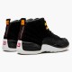 Jordan 12 Retro Reverse Taxi Svart/Vit-Taxi-Svart Jordan Sko 130690-017