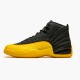 Jordan 12 Retro Black University Gold Svart/University Guld Jordan Sko 130690-070