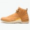 Jordan 12 Retro Vachetta Tan Vachetta Tan/Metallic Guld-Sail Jordan Sko AO6068-203